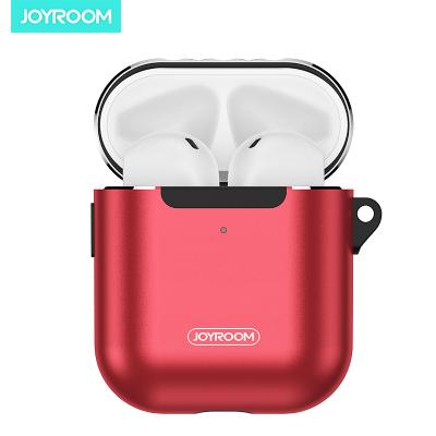 China High Quality Eco-friendly Protective Hard Shell Earphone Joyroom Silicone Aluminum Alloy Case Earphone Case Cover for airpods for sale