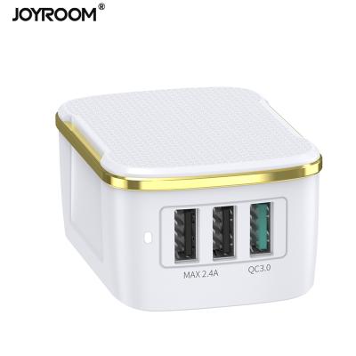 China JOYROOM 30w 3a Mobile Phone 3 Ports Phone Charger Set for sale