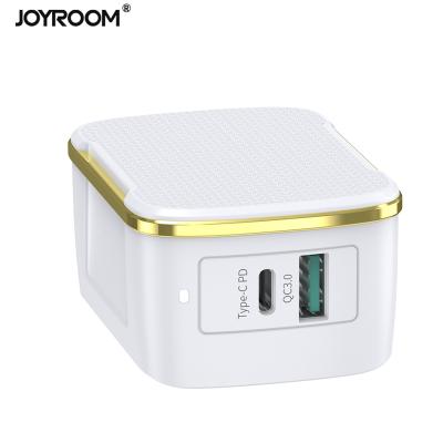 China Type 3a palladium mobile phone JOYROOM fast dual usb wall mobile charger for sale