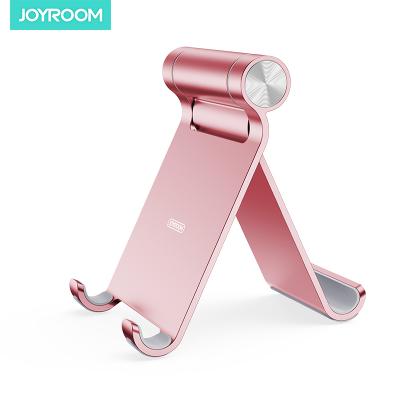 China JOYROOM silicone mobile phone/tablet aluminum laptop padportable dual-use desktop mobile phone stand monitor holder desk for sale