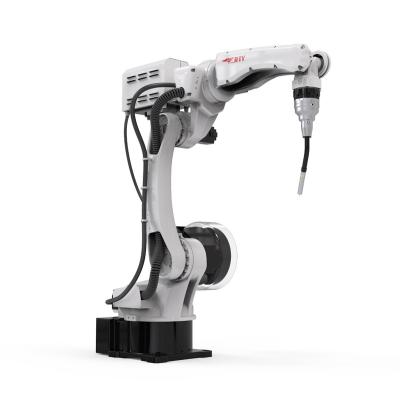 China Building Material Shops Jihoyen 1510mm Automatic MIG Welding Robot With DC And Curving Location Finding for sale