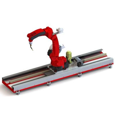 China 2 Meters Welding Workstation Walking Rail For Welding Robot Positioner for sale