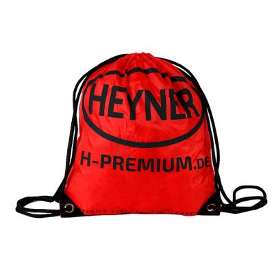 China Promotional Fabric Backpack Custom Logo Shopping Bag Small Drawstring Bag for sale