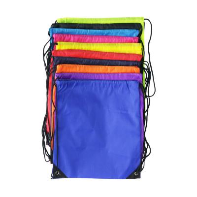 China Recycle New Personally Customized Waterproof Sports Woman Kids Outdoor Sports Gift Customized Nylon Drawstring Bag for sale