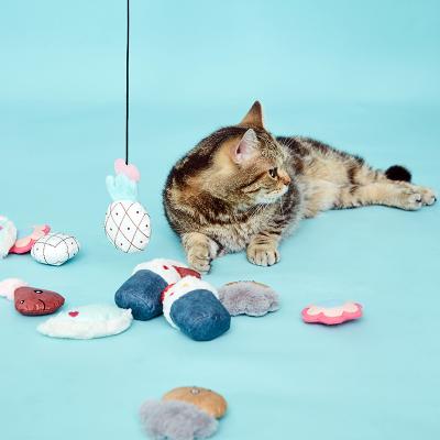 China Viable Funny Magnetic Fishing Rod for Teasing Cat Toy for sale