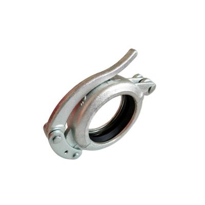 China Wear Resistant Construction Work Snap Flange Dn125 5Inch Concrete Pump Line Collar Coupling for sale