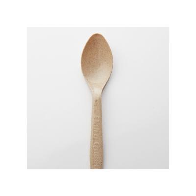 China Professional Disposable Biodegradable Bamboo Tea Spoon With Craft Paper Packaging for sale