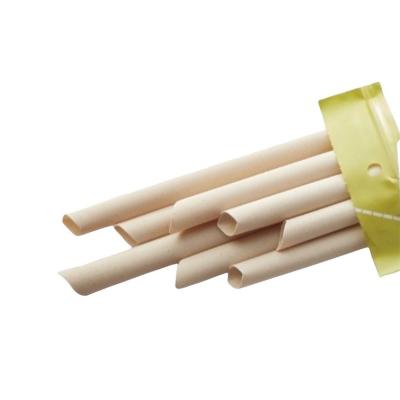 China Eco Friendly Casual Bamboo Straw 12mm Bubble Tea Straw for sale