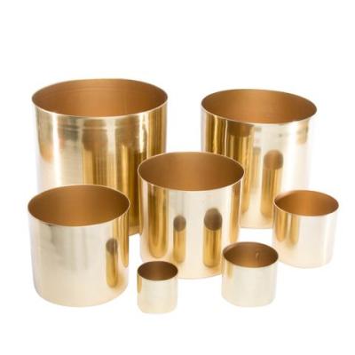 China Modern Decorative Indoor Copper Planter Pot Commercial Metal Planters Pots for sale