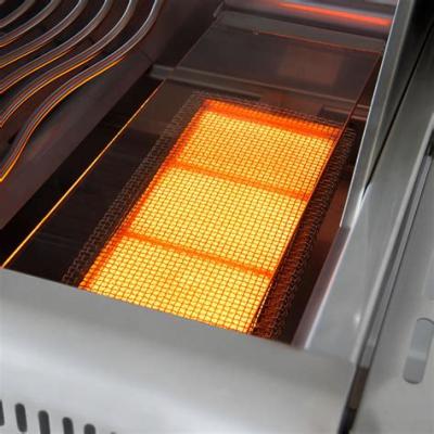 China Heat resistance NEWCOMER square shape high efficiency infrared gas burner used as bottom main burner or side bottom burner for gas grill for sale