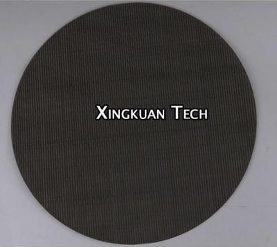 China Black Iron Woven Cloth Cut Pieces Into Customized Shapes Of Disc for sale