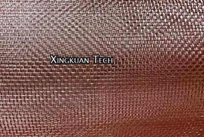 China 16 malha 0,25mm 0,28mm 0,35mm 0,4mm 99,9% Red Copper Wire Mesh Screen Shielding à venda