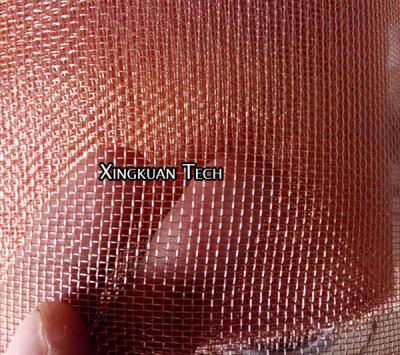 China 24mesh Copper Wire Mesh Screen 99.9% Pure Aperture 0.70 - 0.90mm,Dia 0.15 - 0.35mm for sale