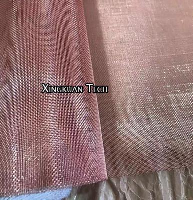 China 30 malhas Copper Woven Metal Wire Mesh Screen Apertura 0,57 - 0,72 mm 99% Pura à venda