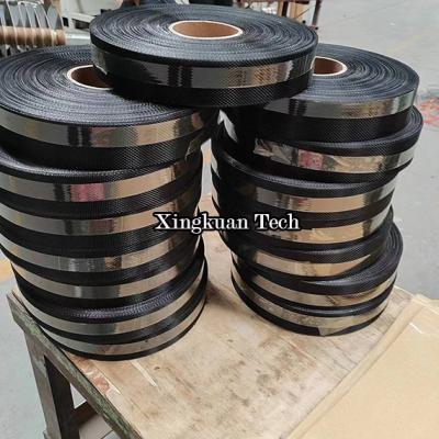 China Zwart epoxy-gecoat staal metaaldraadmaas, epoxy-coating screening support layer Te koop