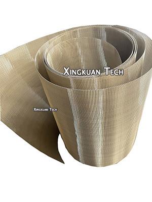 Cina Acciaio continuo di Mesh Filter Screen Copper Clad del cavo della cinghia per produzione della plastica dell'espulsore in vendita