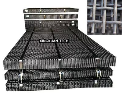 China 6m Width High carbon steel mining screen mesh in crimped woven producing for sale