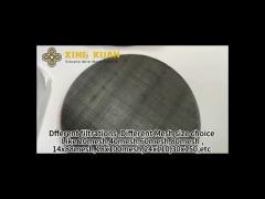 Plain Steel/Balck wire /Iron wire mesh screen disc for plastic productions