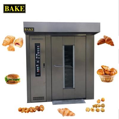 China Snack factory price rotary oven bakery / 32 trays stainless steel bakery oven for bread for sale