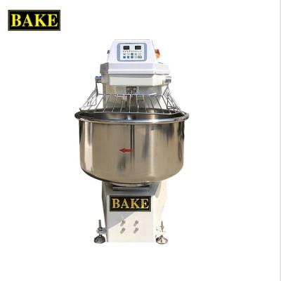 China Commercial Bakery Bakery Equipment 50 Kg Dough Kneading Machine / Spiral Dough Mixer for sale