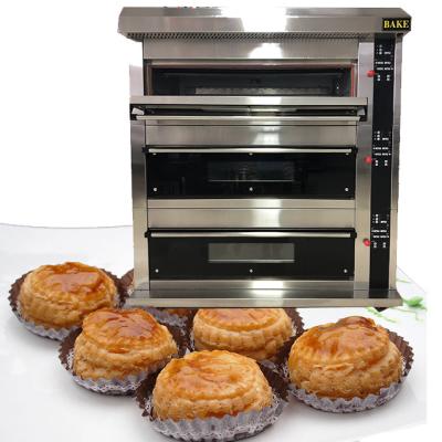 China Professional Bakery Bread Pizza Deck Gas Bakery Oven Snacks Factory Enterprise Equipment Good Prices for sale