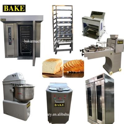 China Snack Factory Bakery Used Toast Bread Making Machine Production Line / Bread Baking Line for sale