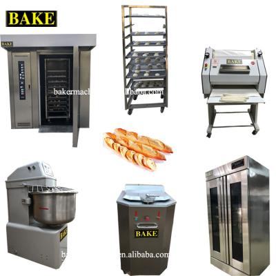 China Snack factory bakery confectionery equipment (oven, proofer, mixer, moulder etc.) for sale