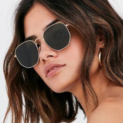 China 2021 Vintage Metal Brand Design Sun Glasses Metal Sunglasses Retro Fashion Quality Classic Round Sun Glasses for sale