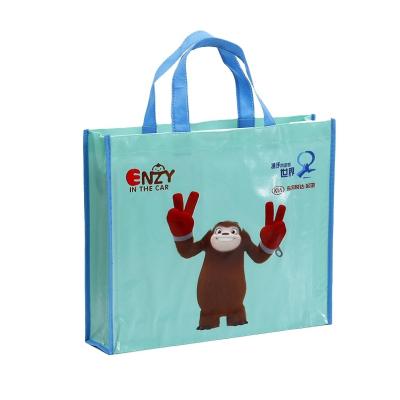 China Recyclable Non Woven Eco Supermarket Promotional Reusable Shopping Bag For Grocery for sale