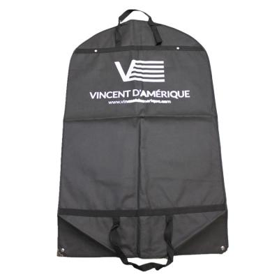 China Eco Friendly Eco Friendly Custom Printed Non Woven Breathable Garment Bag Suit Cover Bag for sale