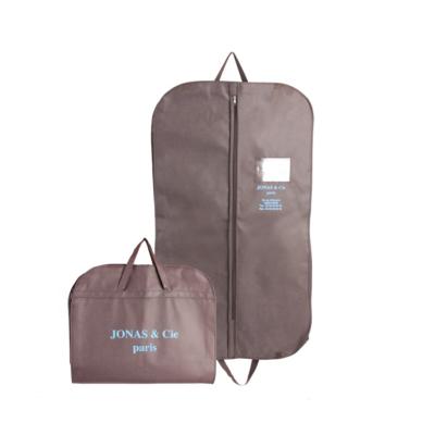 China Eco-Friendly Fashion Garment Bag Zipper Suit Bag Eco-friendly Suit Tote Bag for sale