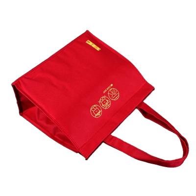 China Promotional Fashion Heat Insulation Reusable Bag Wholesale Non Woven Insulated Picnic Wine Lunch Cooler Bag For Food for sale