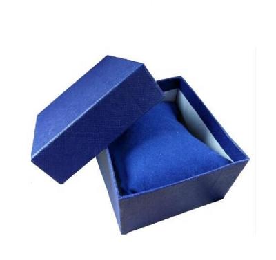 China Wholesale Handmade Shiny Velvet Watch Lxuxury Finish Logo Wooden Box Custom Watch Packaging Box for sale