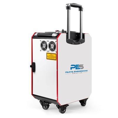 China Support 100w pvc 2021 fiber raycus online rust removal laser cleaning machine for metal for sale