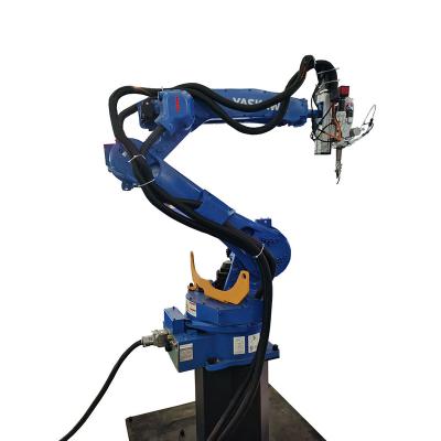 China New Building Material Shops High Performance Welding Robot With 1730mm Arm Length Industrial Robot Laser Welding Machine for sale