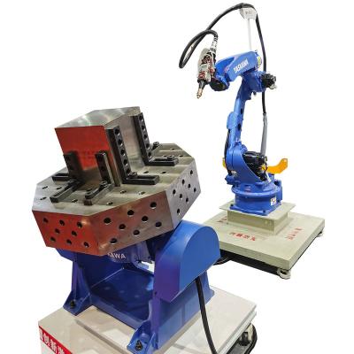 China Building material shop 2021 new soldador intelligent industrial welding robot laser welder arm positioner robot for fabrication metal for sale