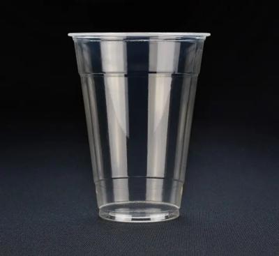 China Customized Size 100% Biodegradable PLA Plastic Cup Airline PLA Cold Cups for sale