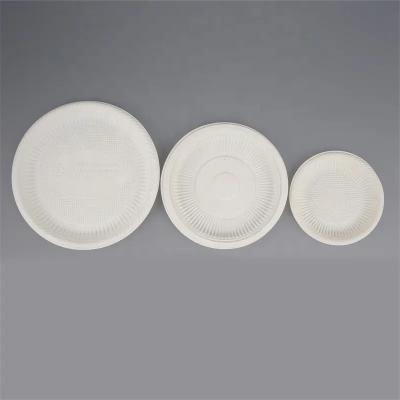 China Food Catering   Biodegradable Cornstarch Plates for sale