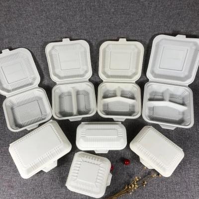 China Biologisch afbreekbare lunchboxen wegwerpmaïsstysel lunchboxen lunchboxen Te koop