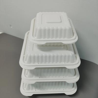 China Safe and environmentally degradable packaging box 600 ml food container for sale