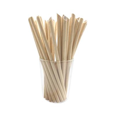 China OEM Recycled Paper Straws Biodegradable Individually Wrapped Paper Straws For Drinking for sale