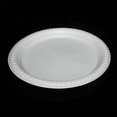 China Classic Sustainable Cornstarch Tray Round Shape OEM & ODM Welcomed for sale