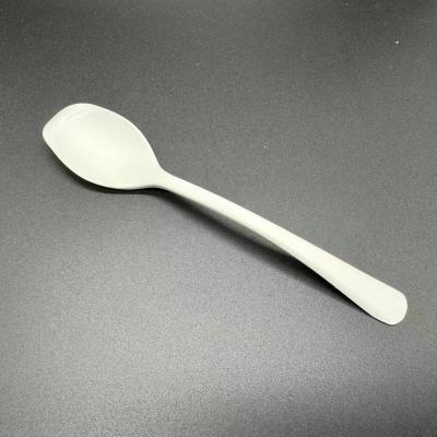 China Lightweight CPLA Cutlery Heat Resistant Biodegradable Disposable Spoons for sale