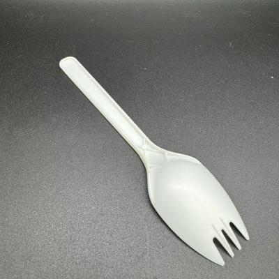 China 2 In 1 Classic Salad Spoon And Fork Customized Logo  CPLA Tableware Eco Friendly for sale