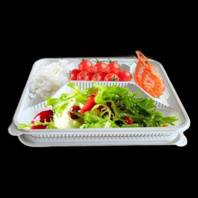 China Lightweight Eco Friendly Disposable Tableware Pla Food Container Heat Resistance for sale