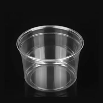 China Durable Bioplastic PLA Tableware Disposable Biodegradable Clear Containers With Lid for sale