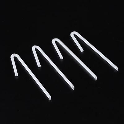 China White 100% Compostable PLA Drinking Bendy Straw U Shaped Straw for Milk for sale