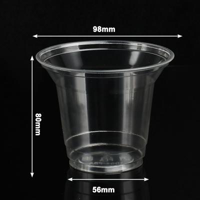 China PLA Compostable Cups Biodegradable Smoothie Beverage Cold Disposable Drink To Go Cup for sale