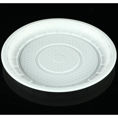 China Biodegradable Disposable 6 7 8 9 10 Inch CPLA Round Plates for sale