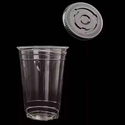 China Cold Drinkware PLA Different Capacities Disposable Plastic Cups With Logo Print for sale